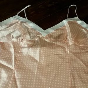 Victoria's Secret Intimates & Sleepwear - VS Peach Polka-dot Chemise Victoria's Secret Intimates & Sleepwear - VS Peach Polka-dot Chemise